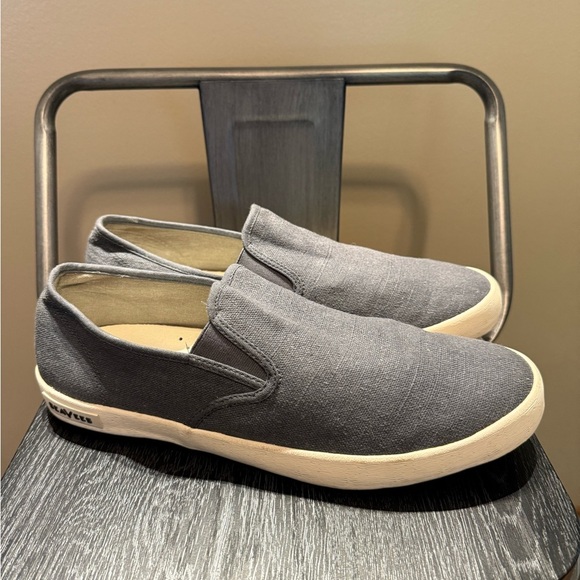 SEAVEES Men's Baja Slip-on Classic M Sneaker Slate Navy Size 11 - Picture 1 of 12